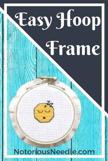 How to frame embroidery in a hoop - beginner tutorial